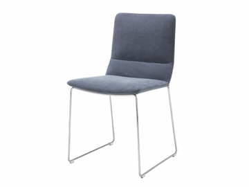 BENDCHAIR - Sled base upholstered fabric chair with removable cover by Ligne Roset - view 2